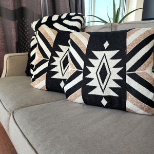 Throw Cushion Covers (x2)